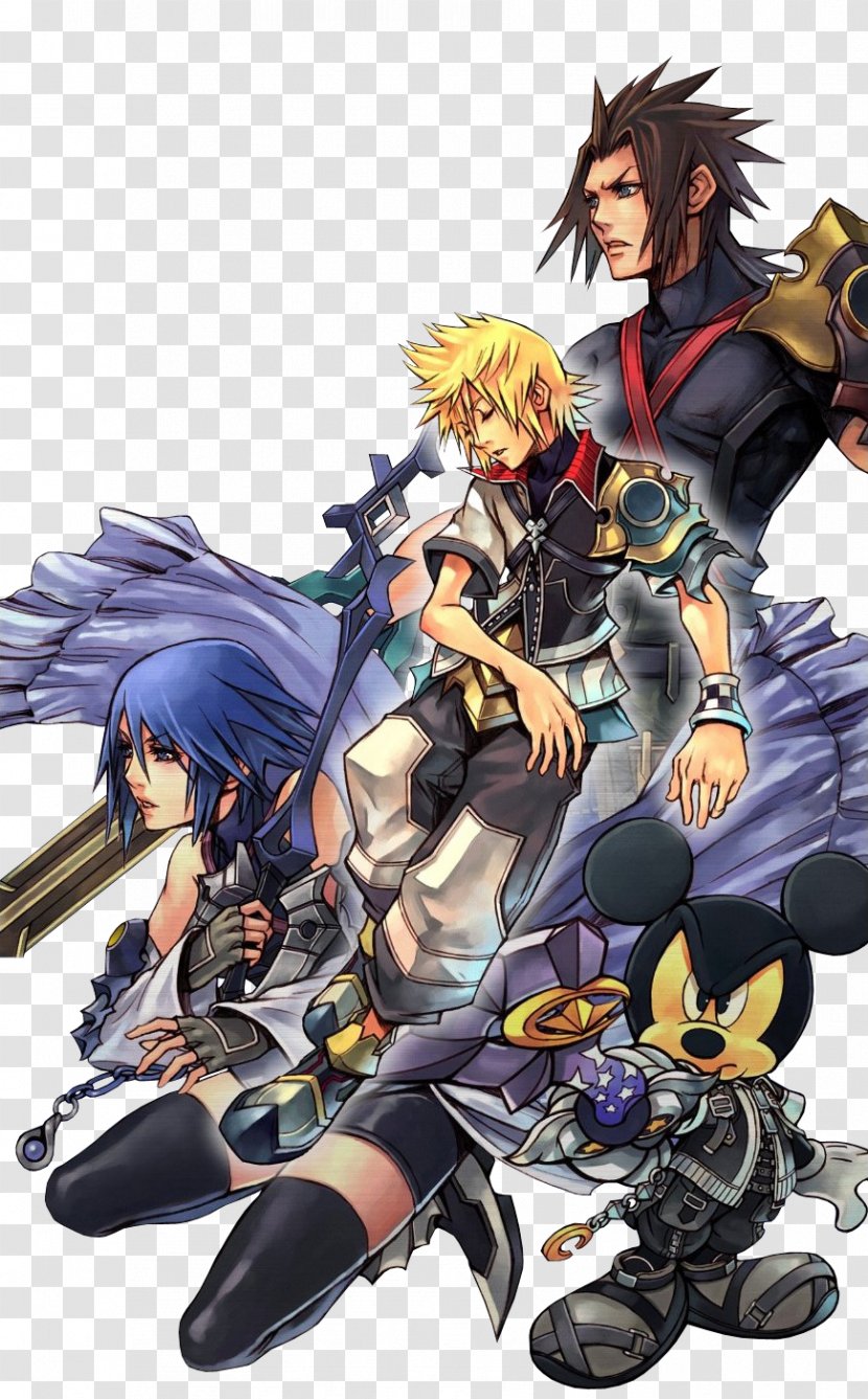 Kingdom Hearts Birth By Sleep Final Mix III PlayStation 2 PSP - Watercolor Transparent PNG