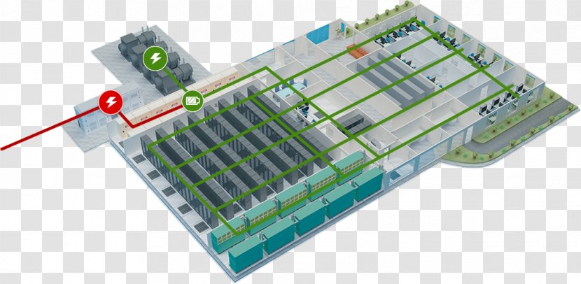 Data Center HVAC Server Room Refrigeration - Hvac - Eletrica Transparent PNG