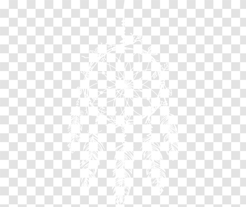 Black And White Line Angle Point - Vector Painted Dreamcatcher Transparent PNG