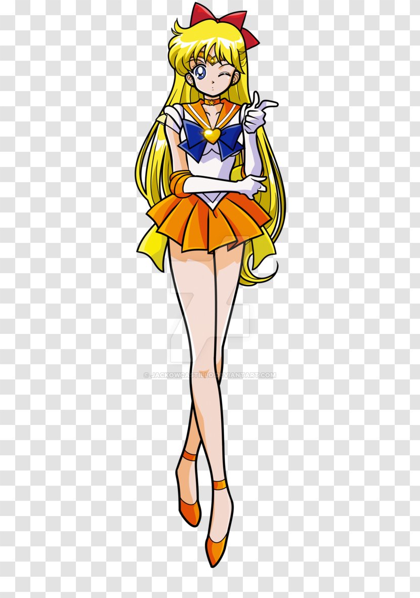 Sailor Venus Moon Jupiter Mars Chibiusa - Heart Transparent PNG