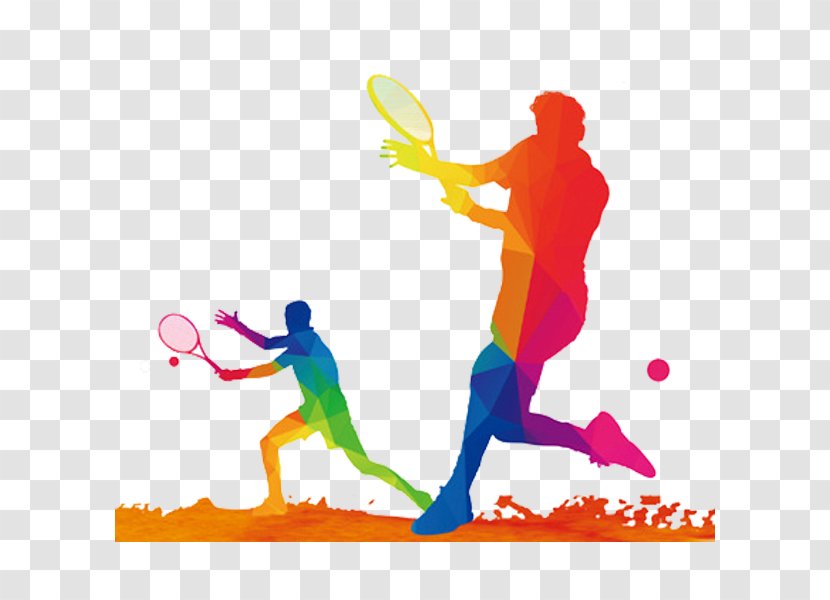 Tennis Sports Day Illustration - Silhouette - Match Transparent PNG