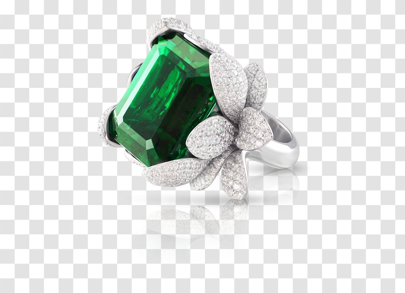 Emerald Earring Jewellery Diamond - Goddess Lakshmi Transparent PNG