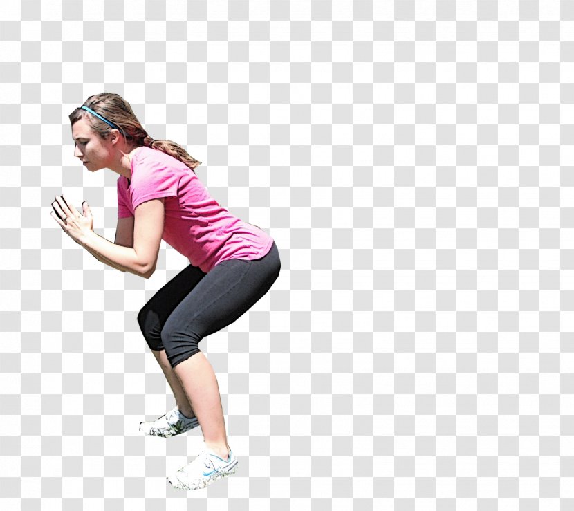Physical Fitness Squat Exercise BOSU Lunge - Watercolor - Oblique Transparent PNG