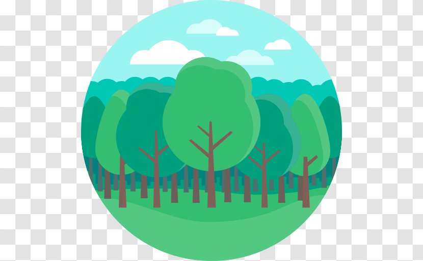 Tree Icon Design - Flat Transparent PNG