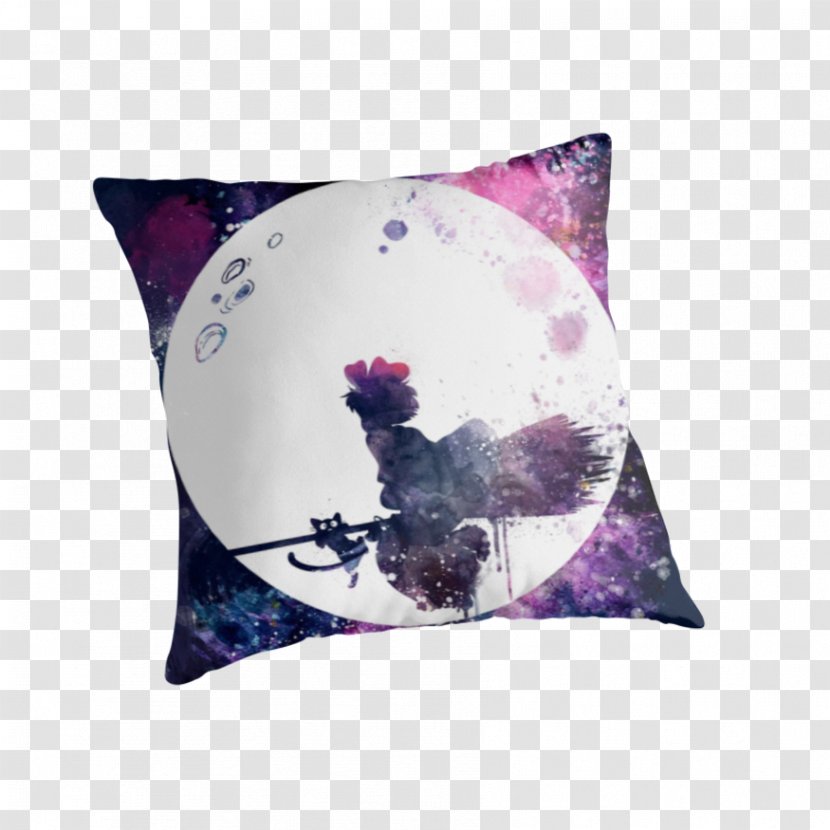 Ghibli Museum Studio Throw Pillows Cushion - Delivery Kiki] Transparent PNG