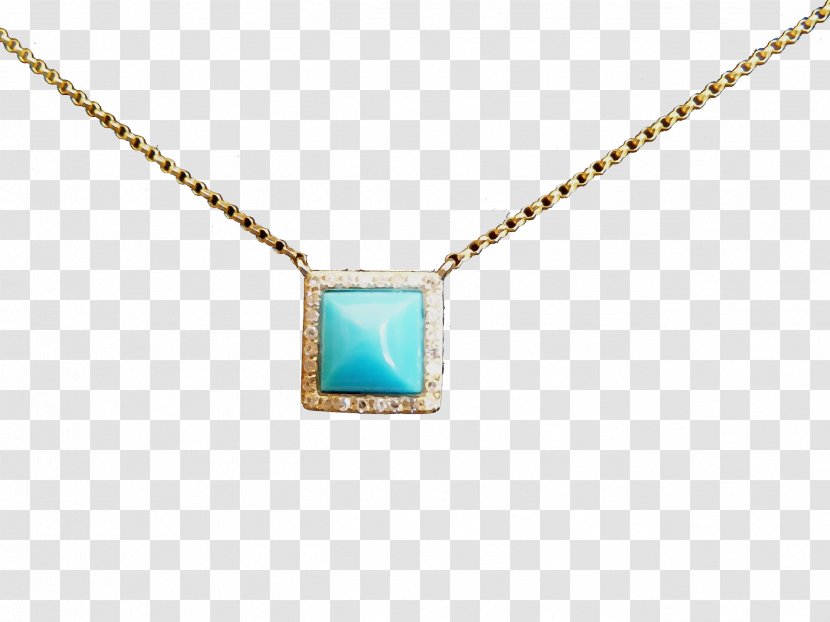 Jewellery Pendant Necklace Turquoise Aqua - Locket - Gemstone Transparent PNG