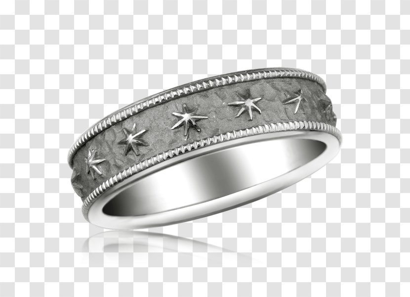 Wedding Ring Antique Silver - Platinum Transparent PNG