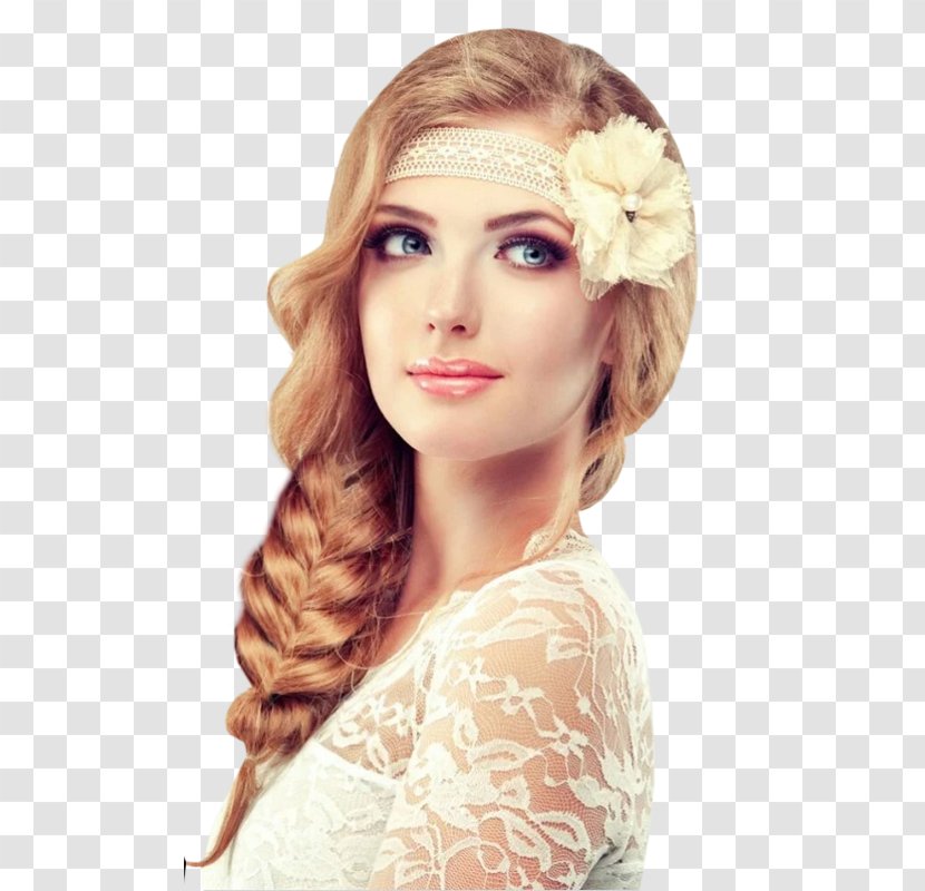 Wedding Braid Bride Hairstyle Barrette - Eyelash Transparent PNG