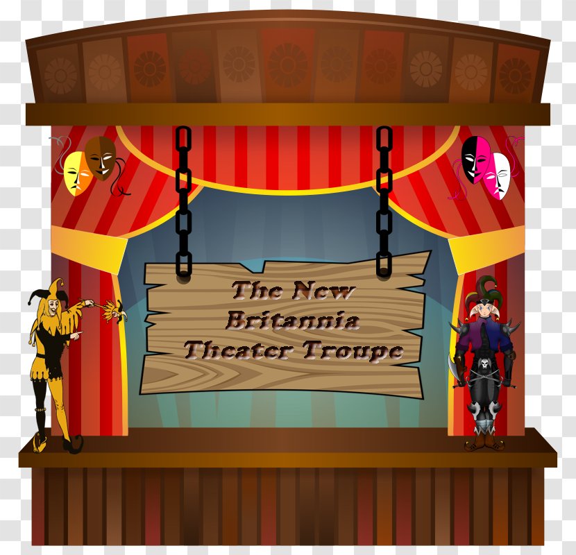 Clip Art Theater Drapes And Stage Curtains Theatre Cinema Openclipart - Musical - Special Announcement Transparent PNG