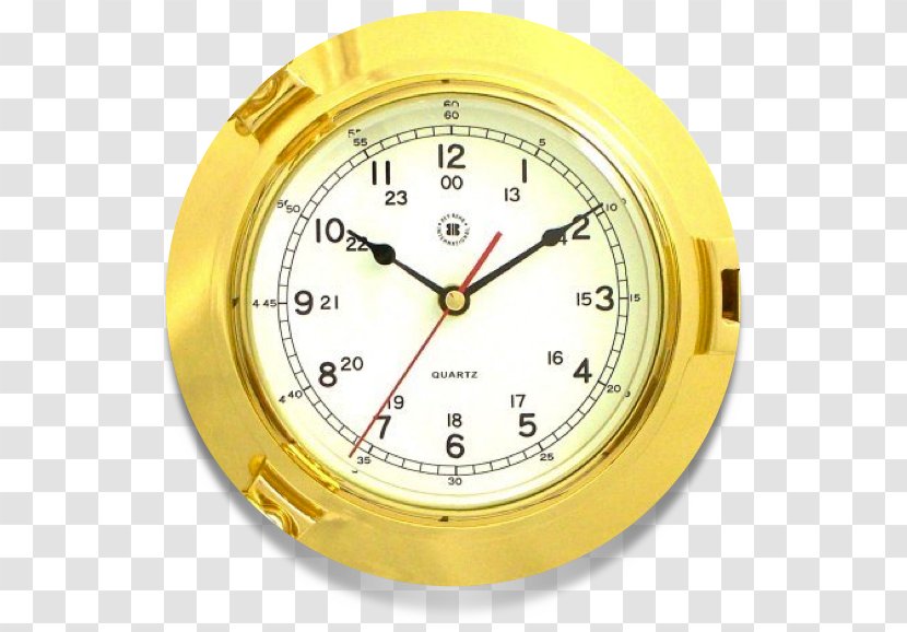 Bey-Berk Brass Porthole Clock International, Inc. Wall Clocks Transparent PNG
