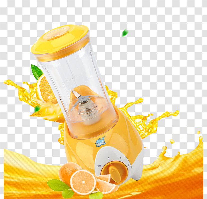 Orange Juice Drink Blender Juicer Transparent PNG
