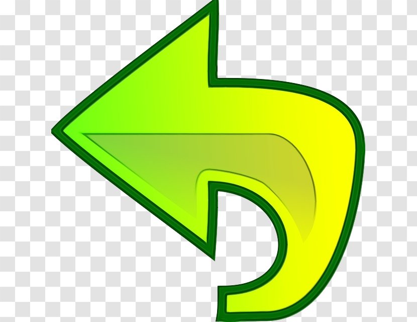 Paint Arrow - Button - Trademark Green Transparent PNG