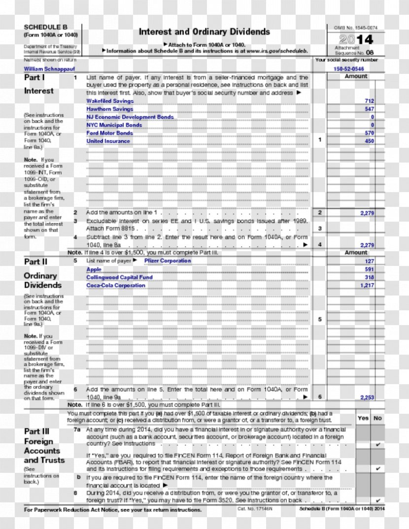 IRS Tax Forms Form 1040 Internal Revenue Service Return - Text - OMB Transparent PNG