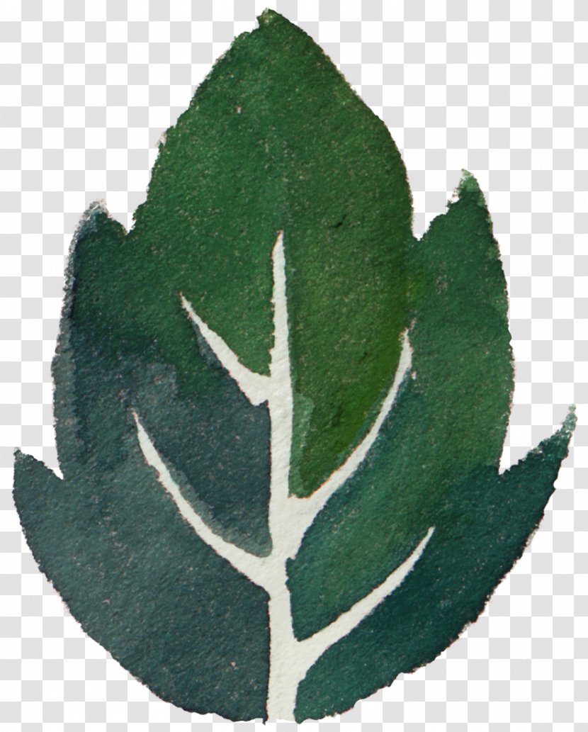 Leaf Watercolor Painting Green - Element - Leaves Falling Transparent Transparent PNG