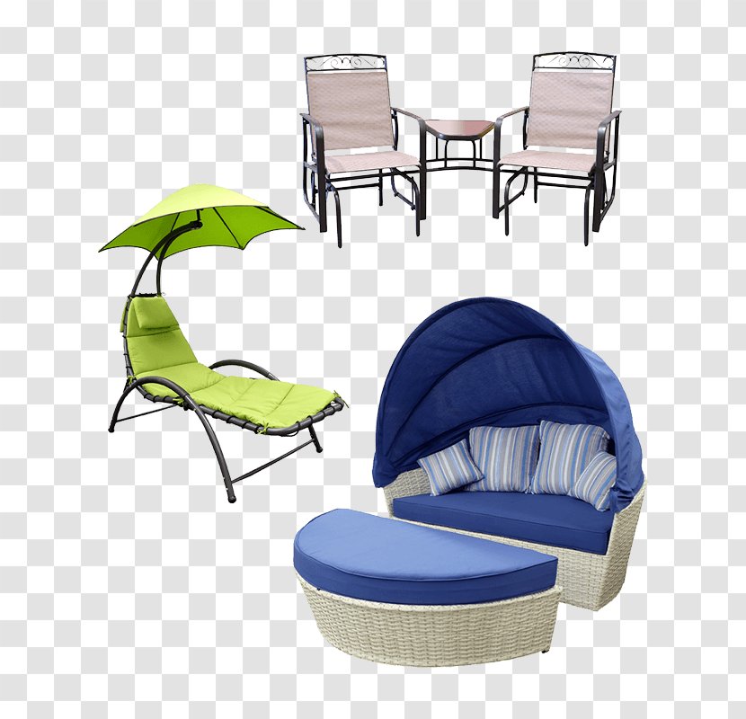Patio Table Sunlounger Garden Furniture Chair - Modern Outdoor Balcony Design Transparent PNG