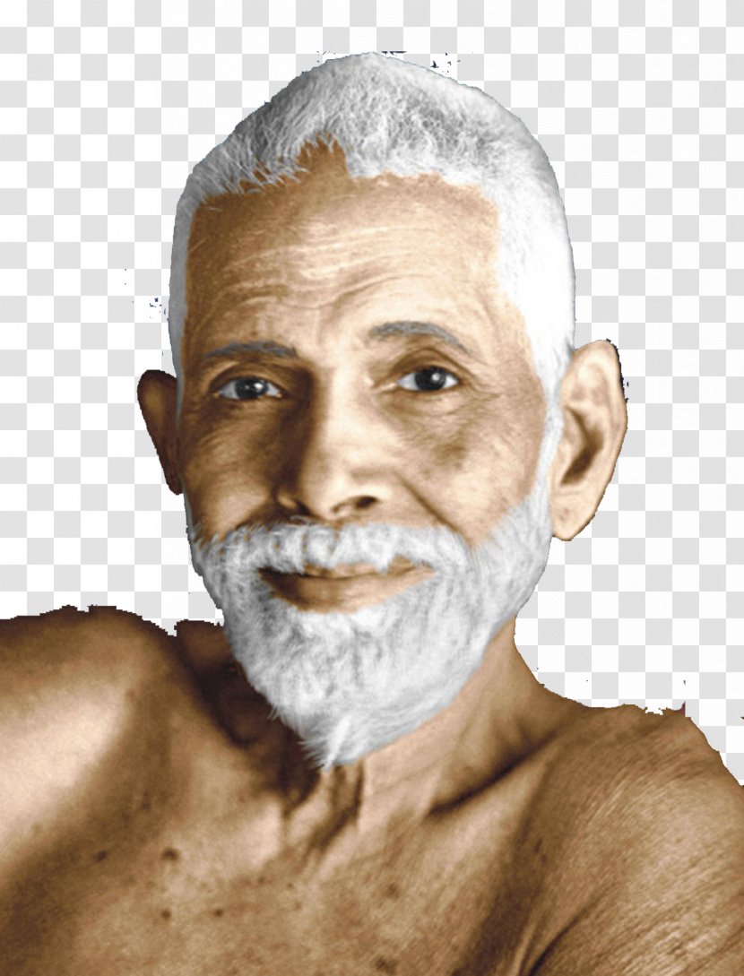 Ramana Maharshi Sri Ashram Ulladu Narpadu Advaita Vedanta Guru - Neoadvaita - Forehead Transparent PNG