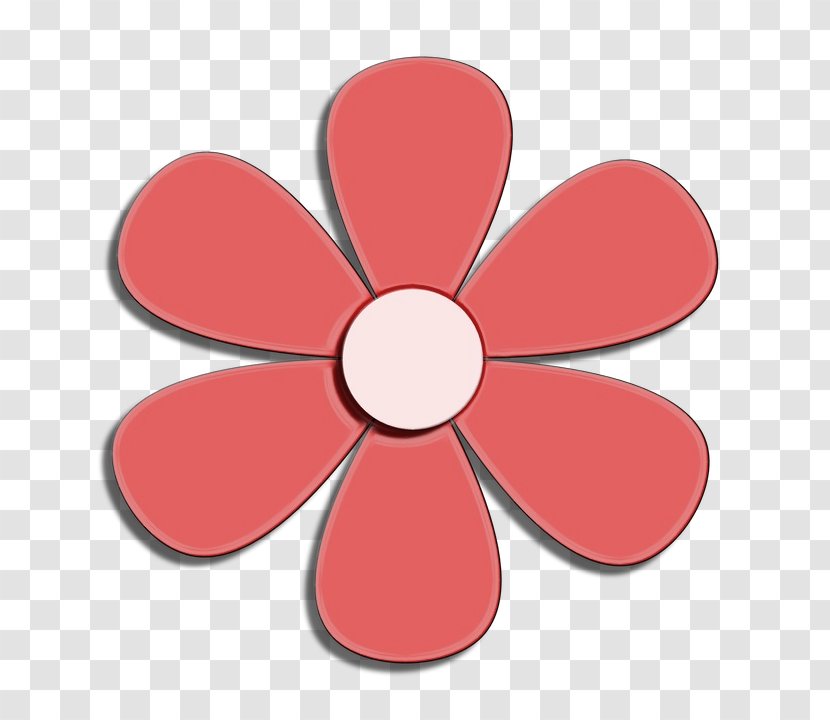 Pink Flower Cartoon - Sander - Wheel Plant Transparent PNG