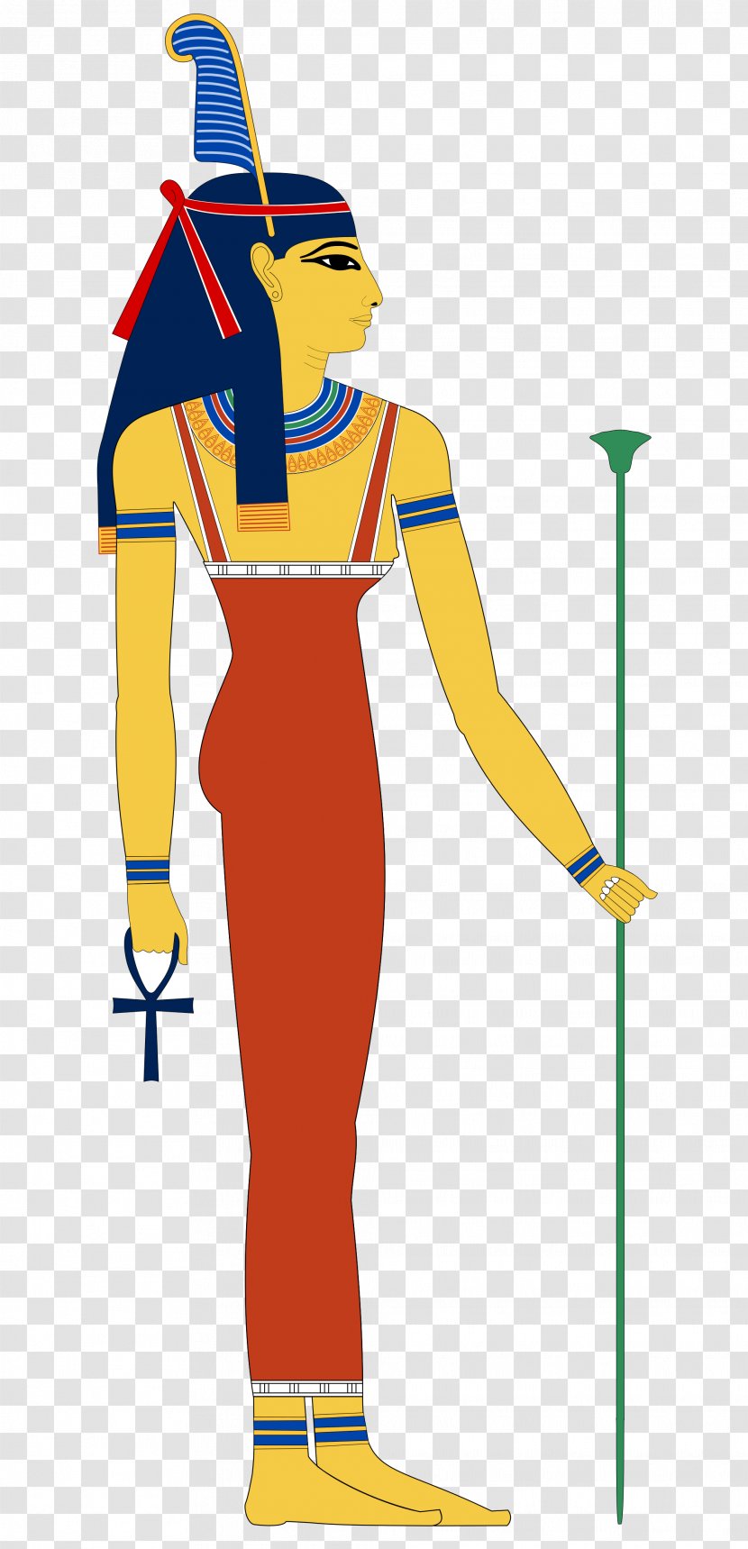 Ancient Egyptian Deities Nephthys Isis Anubis - Clothing - Pharaoh Transparent PNG