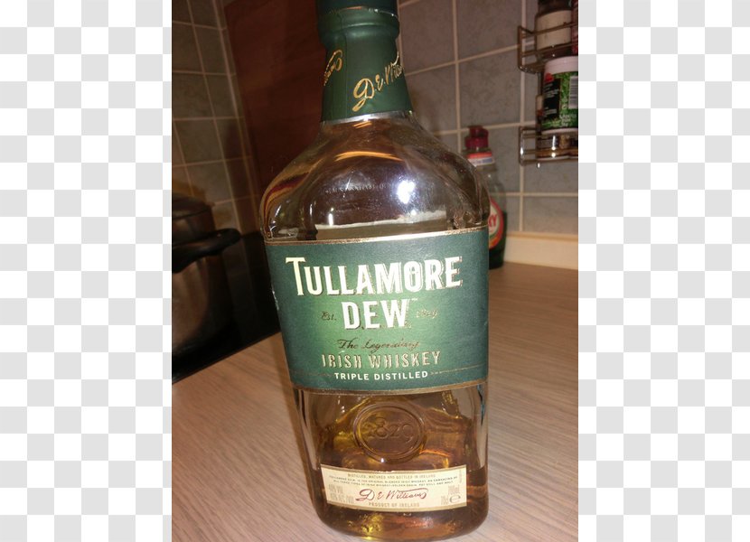 Liqueur Irish Whiskey Tullamore Dew Blended - Bottle Transparent PNG