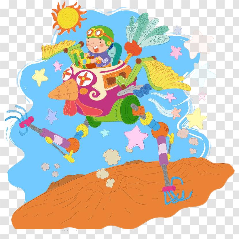 Child Illustration - Mythical Creature - Cute Transparent PNG