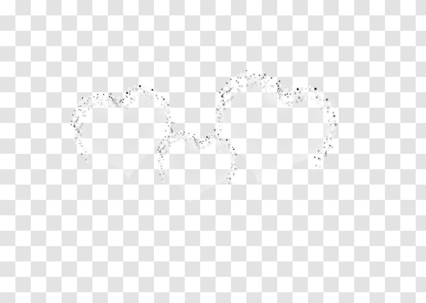 White Black Angle Pattern - Monochrome - Love Light Effect Transparent PNG