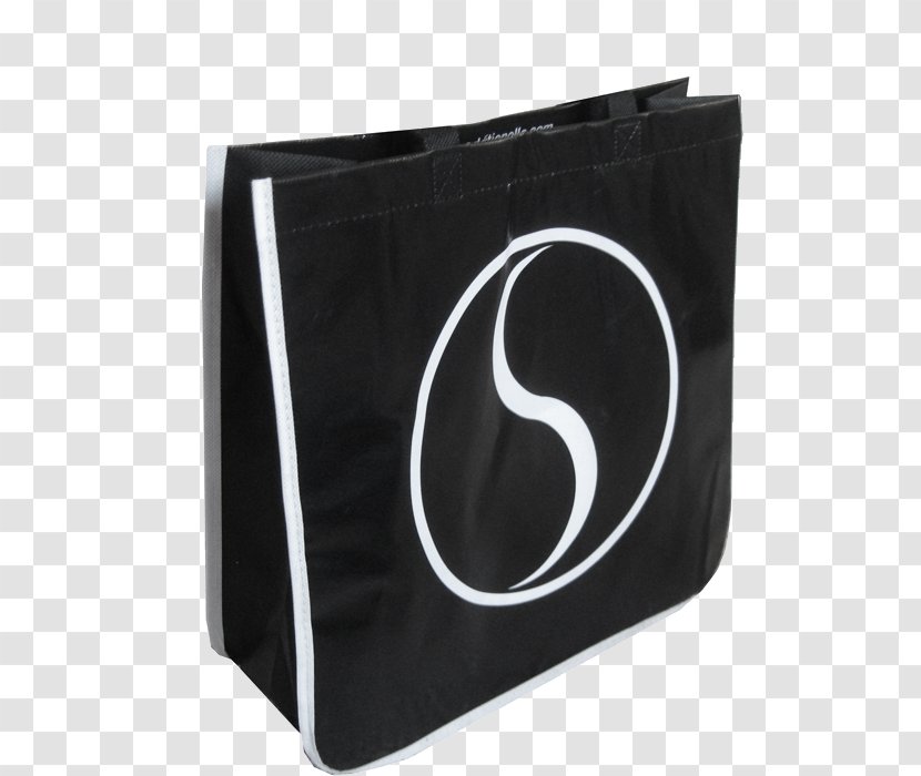 Handbag Reusable Shopping Bag Bags & Trolleys - Black And White - Reuse Transparent PNG