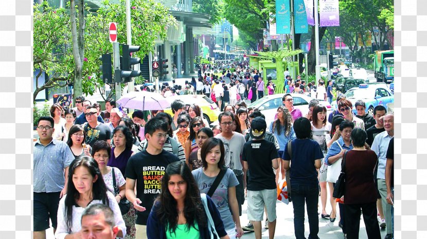 Orchard Road Goods And Services Tax Pickpocketing Tribun Jateng Country - Crowd - CROWD OF PEOPLE Transparent PNG