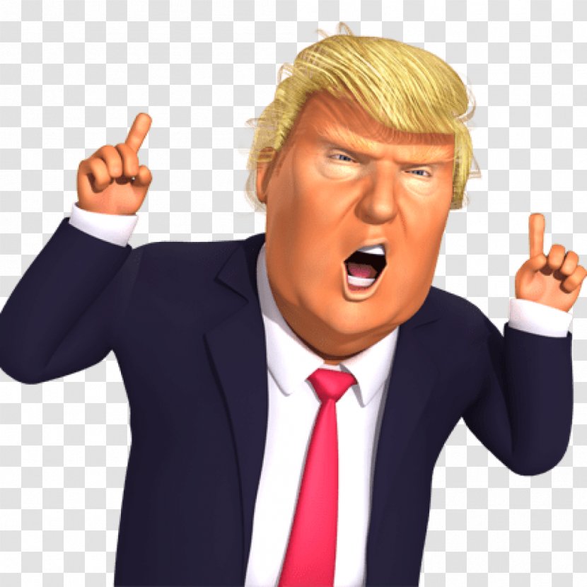 Donald Trump United States Cartoon Caricature Character Transparent PNG