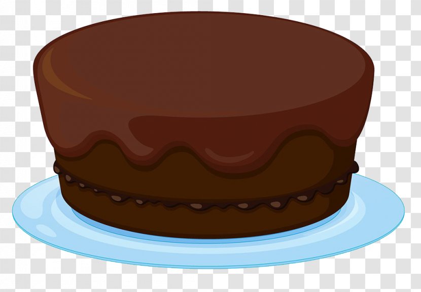 Chocolate Cake Sachertorte Ganache - Cartoon Creative Transparent PNG