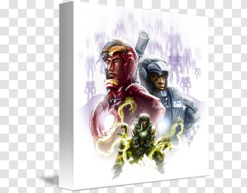 Gallery Wrap Poster Canvas - Character - Iron Man Mark 50 Transparent PNG