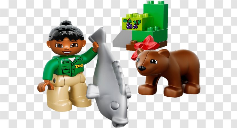 LEGO 10576 Zookeeper Toy Duplo LEGOVille : Police Bike (5679) 2304 DUPLO Baseplate - Lego - Tractor Toys Transparent PNG