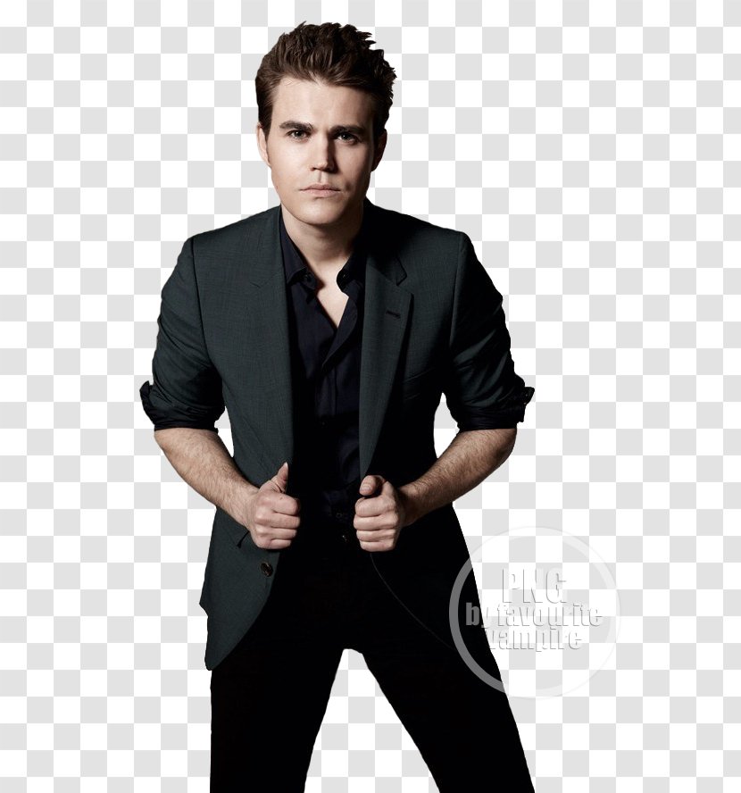 Paul Wesley The Vampire Diaries Stefan Salvatore Actor - Outerwear Transparent PNG