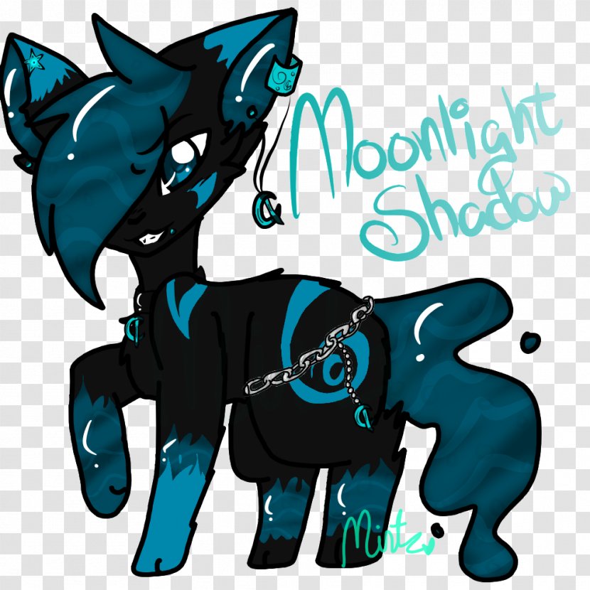 Cat Dog Horse Clip Art Illustration - Moonlight Shadow Transparent PNG
