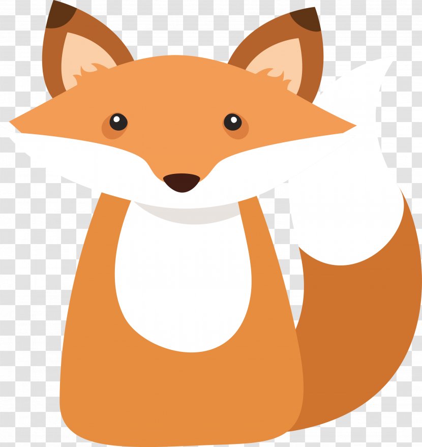 Cartoon Fox Drawing - Animation - Vector Transparent PNG