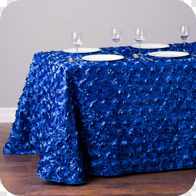 Tablecloth Linens Place Mats Damask - Royal Blue Transparent PNG