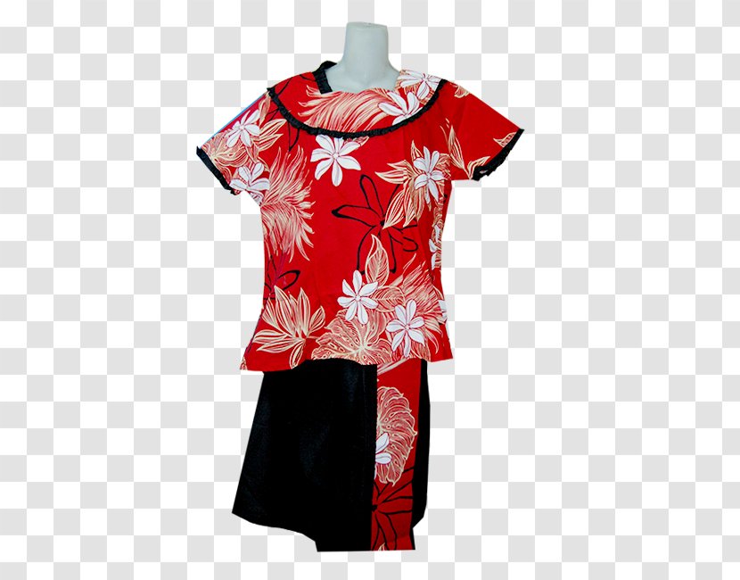 Fiji Sulu Puletasi Dress Fashion - Neck Transparent PNG