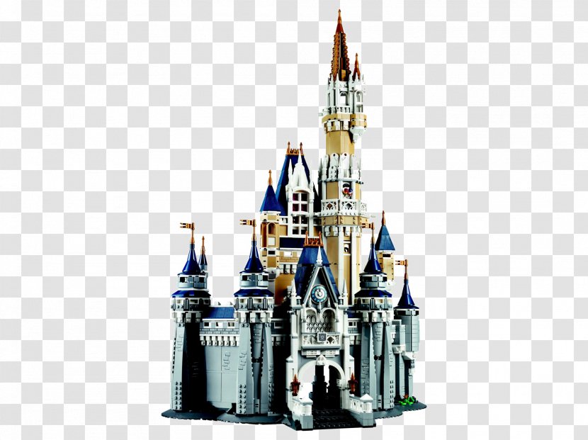 Magic Kingdom Disneyland Paris Cinderella Castle The LEGO Store - Lego Transparent PNG