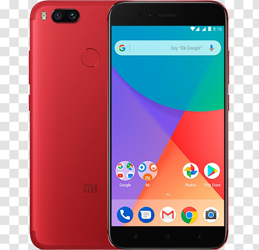 Xiaomi Mi A1 Dual MDG2 4GB/64GB 4G LTE Red SIM 32GB - Redmi - A2 SmartphoneSmartphone Transparent PNG