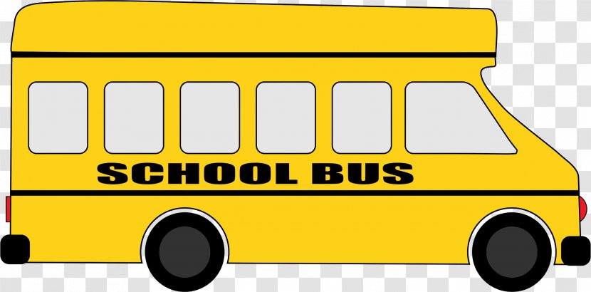 School Bus Clip Art - Mode Of Transport Transparent PNG