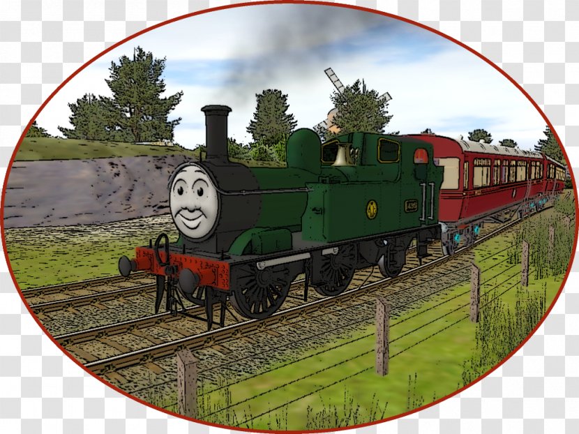 Oliver The Great Western Engine Sodor Duck Rail Transport Thomas - Vehicle - Train Transparent PNG
