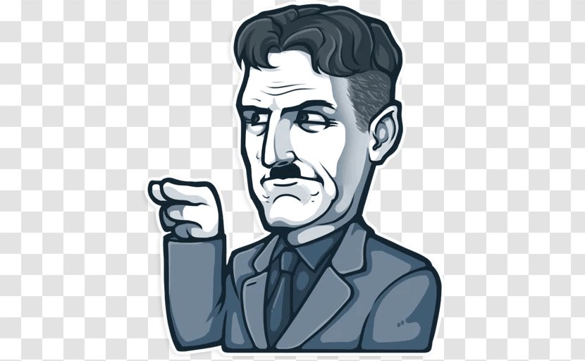 George Orwell Sticker Telegram Wall Decal Author - Thumb Transparent PNG
