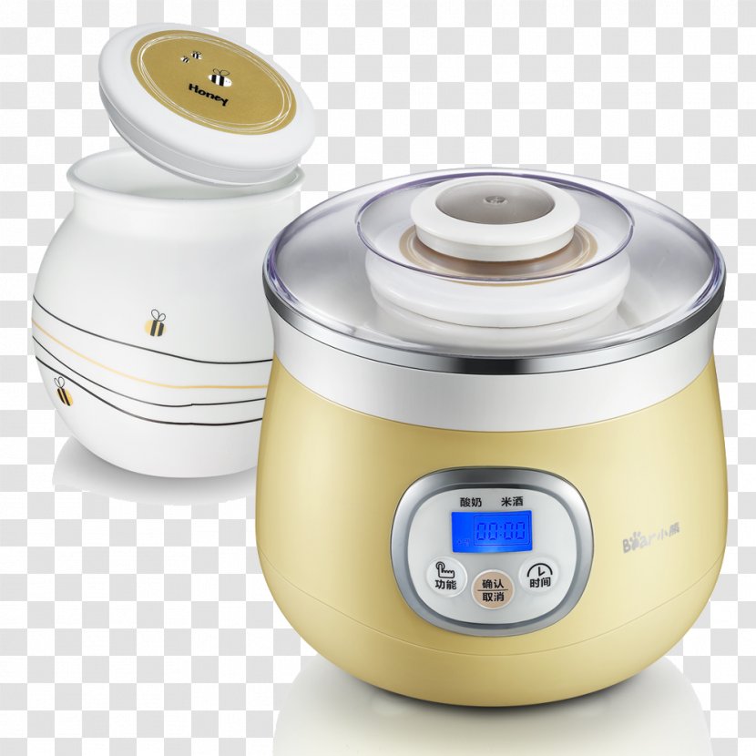 Ice Cream Maker Frozen Yogurt Bread Machine - Kettle - Yogurt-home Cuisine Transparent PNG