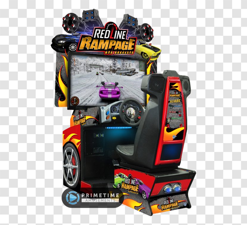 Rampage EA Sports NASCAR Racing Arcade Game Global VR Video - Cabinet - 2018 Transparent PNG