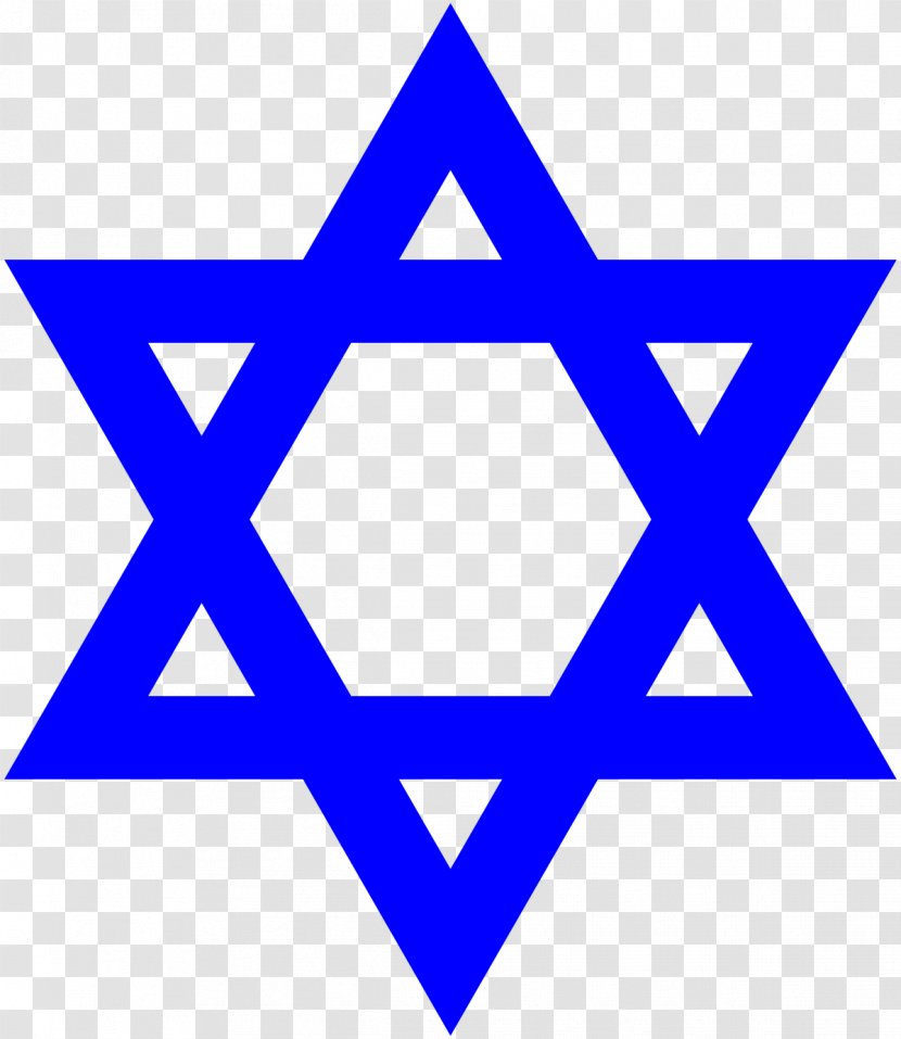 The Star Of David Judaism Jewish People Hexagram Transparent PNG