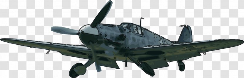 Airplane Messerschmitt Bf 109 Aircraft Second World War - Air Force Transparent PNG
