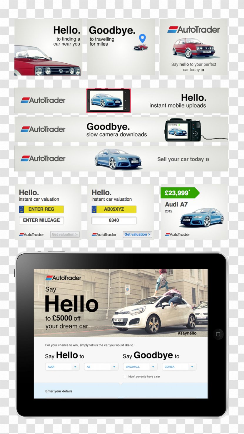 Car Display Advertising Web Page Logo - Brand - Auto Trader Used Cars Transparent PNG