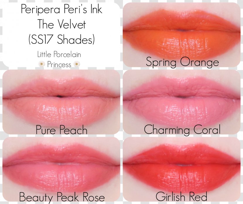 Color Lip Stain Rose Red - Peach - Bink Transparent PNG