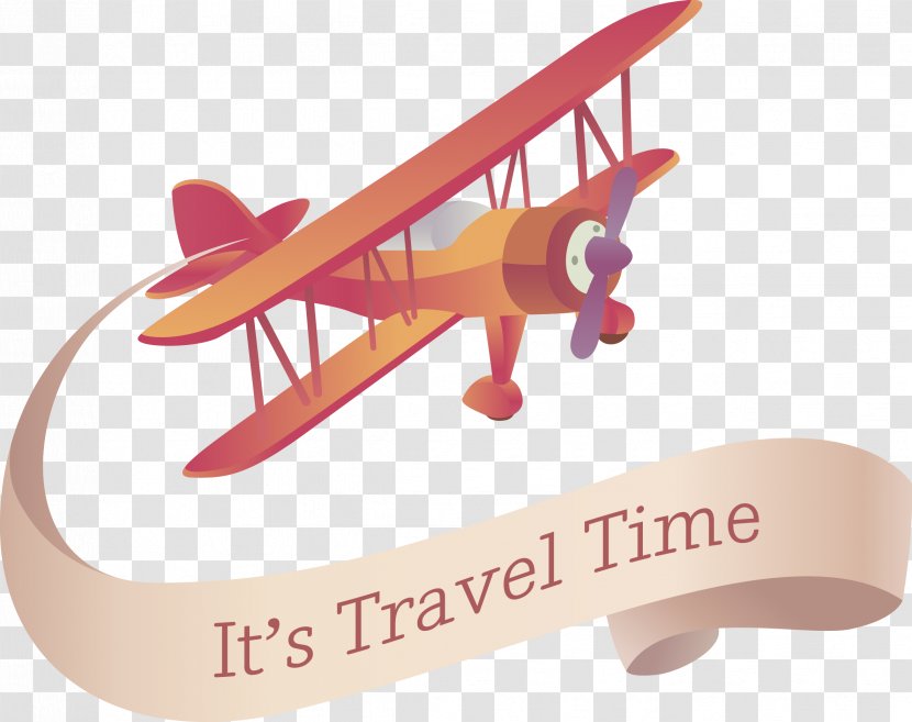 Airplane Logo - Tourism - Time Plane Transparent PNG