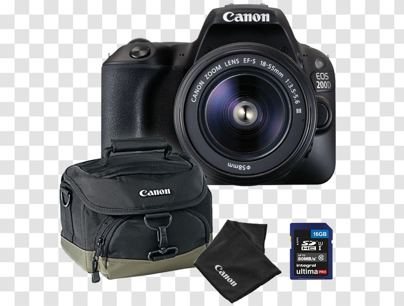 Canon EF-S 18–55mm Lens Digital SLR Camera Transparent PNG