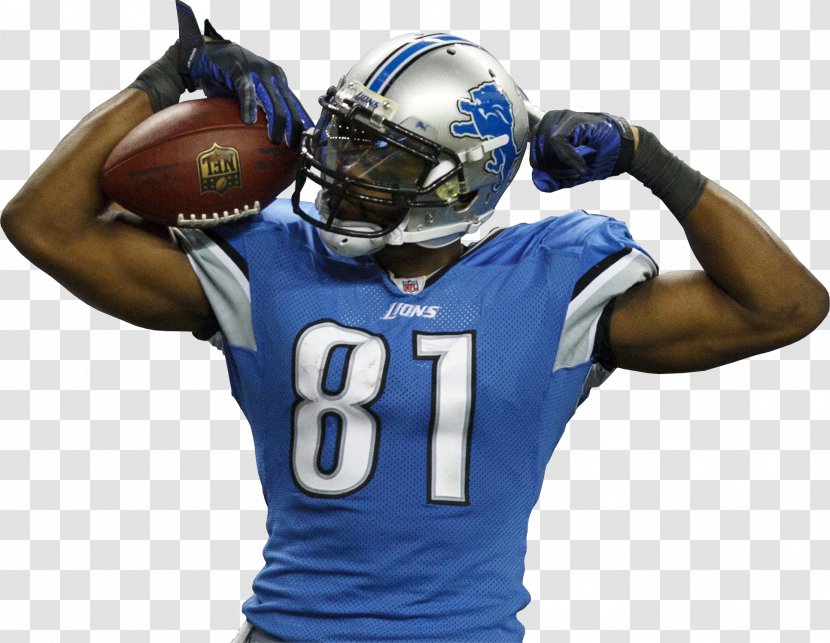 Detroit Lions Madden NFL 13 Wide Receiver American Football - Finish Line Transparent PNG
